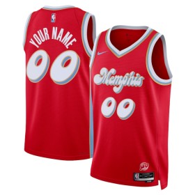 Dres Memphis Grizzlies Prilagođeni Nike 2024-25 City Edition Crvena Swingman